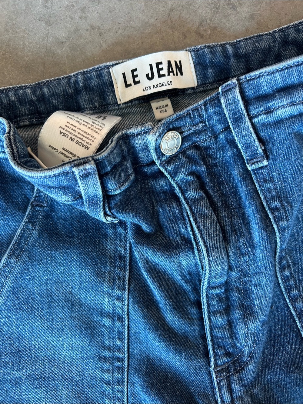 Le Jean Soft Utility Barrel in London Calling sz 24 - Picture 4 of 8